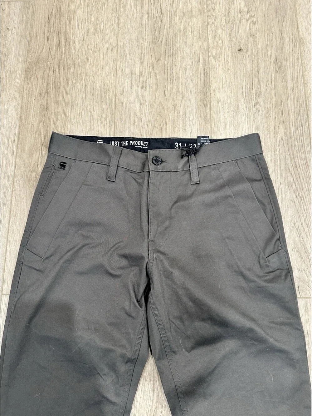 NWT G Star Raw Pants Mens Size 32x31 Brown Bronson Chino Micro Twill